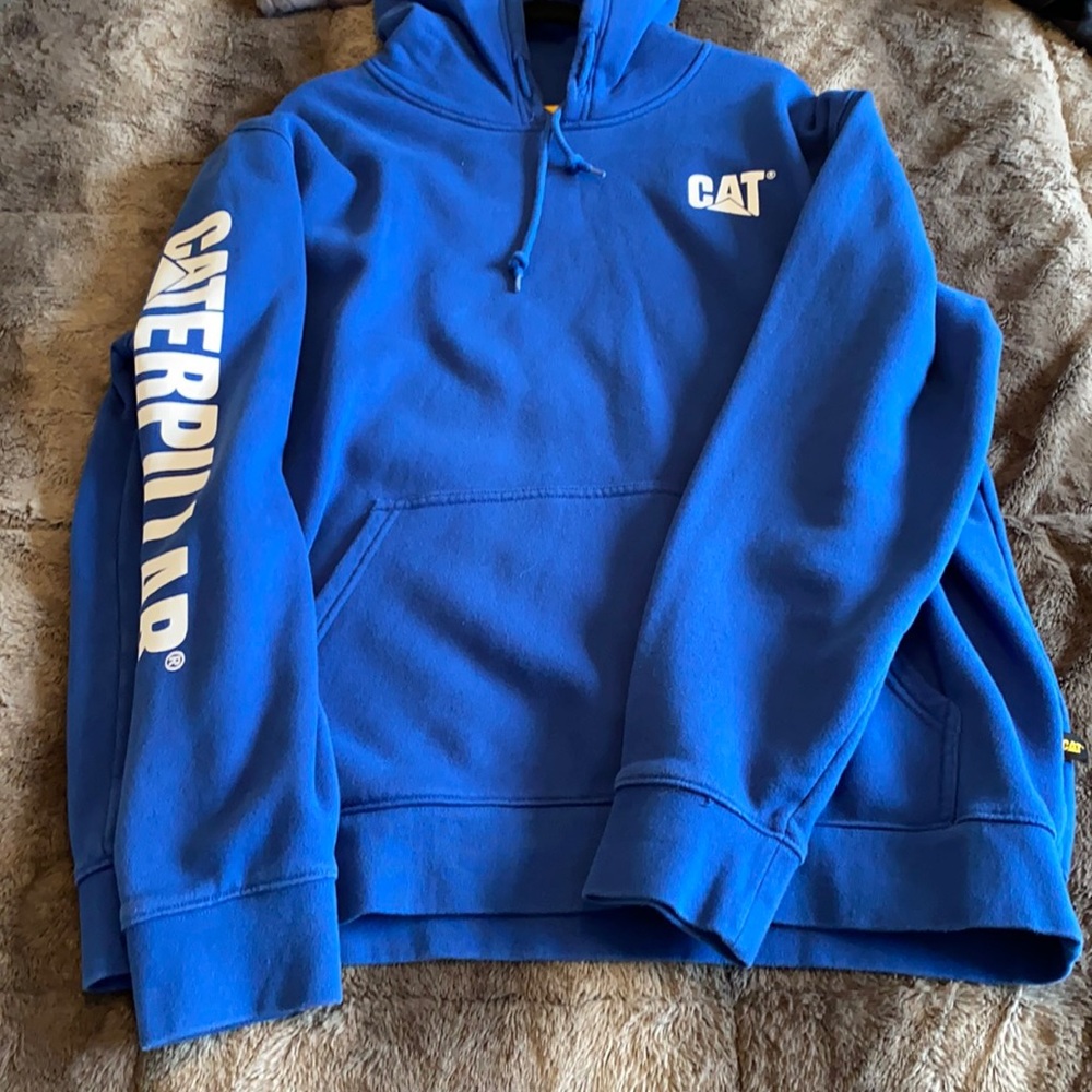 Caterpillar heavy water resistant sweatshirt.